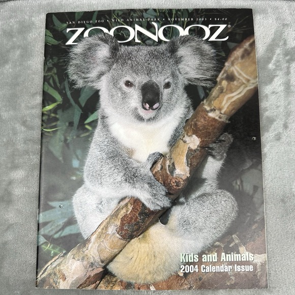 Other - ZooNooz San Diego Zoo / Wild Animal Park Magazine November 2003 (2004 Calendar)